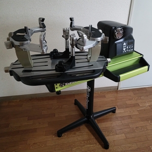 タ*ー様 トアルソン　テニス　電動ガット張りマシン　ガット張り機　スタンド付き 中古TOALSON TJ2000 高性能ドラム式電動ガット張り機、中古